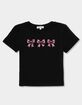 BOW Wire Trio Womens Baby Tee image number 2