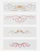 NEVER HAVE I EVER Y2K Baby Rhinestone Tattoo Set image number 1