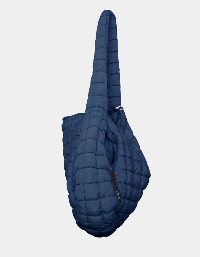 KATYDID Oversized Quilted Hobo Tote Bag image number 3