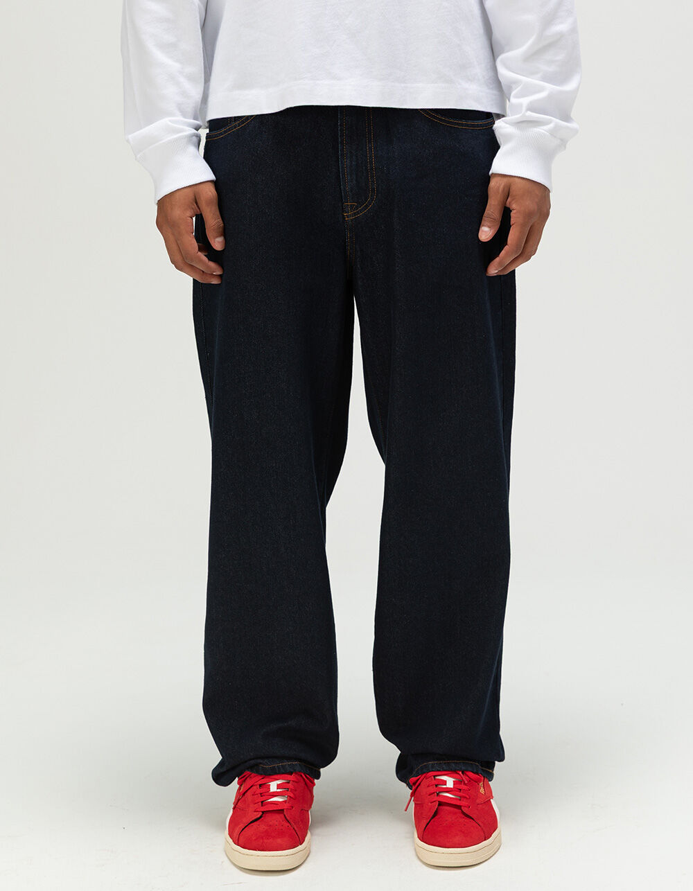 シーエスアール RSQ Mens Loose Dark Rinse Jeans - RINSE - 32x32 | Tillys