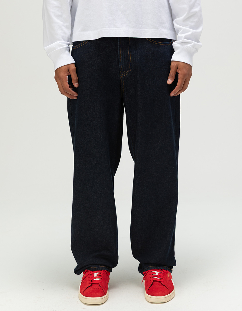 RSQ Mens Loose Dark Rinse Jeans image number 1