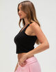 HEART & HIPS Narrow Strap Womens Tank Top image number 3
