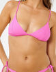 RIP CURL Premium Surf Texture Triangle Bikini Top image number 3