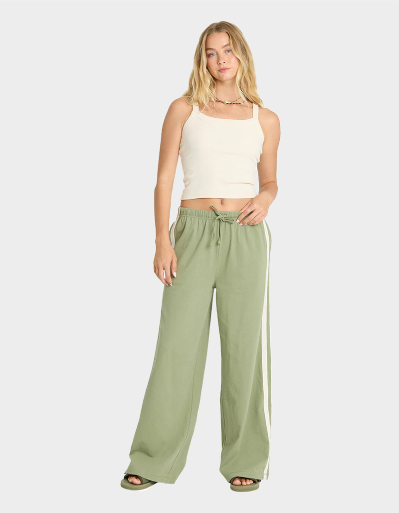 BILLABONG Wave Stamp Womens Wide Leg Pants image number 4