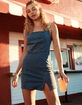 RSQ Womens Square Neck Denim Dress image number 1