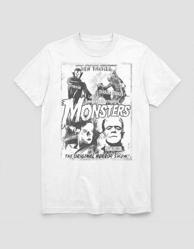 UNIVERSAL MONSTERS Vintage Horror Unisex Tee image number 0