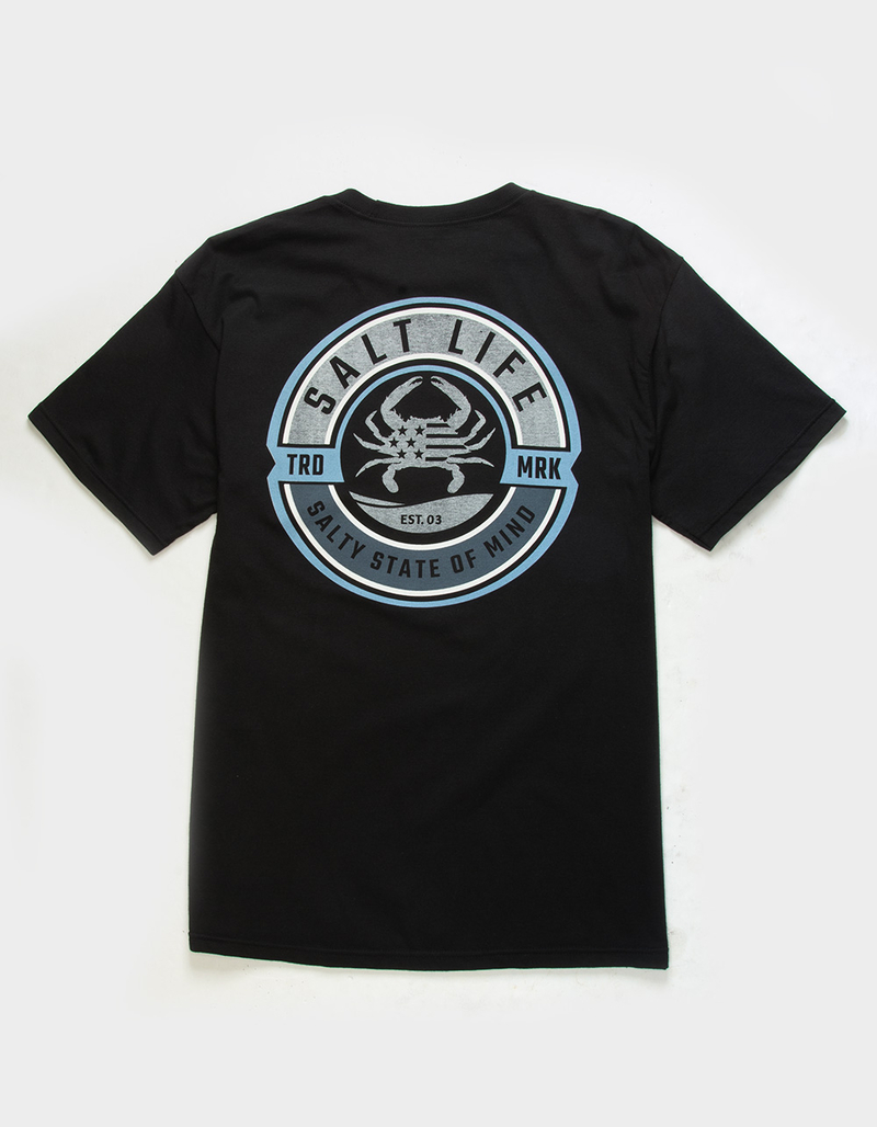 SALT LIFE Blue Crab Mens Tee image number 0