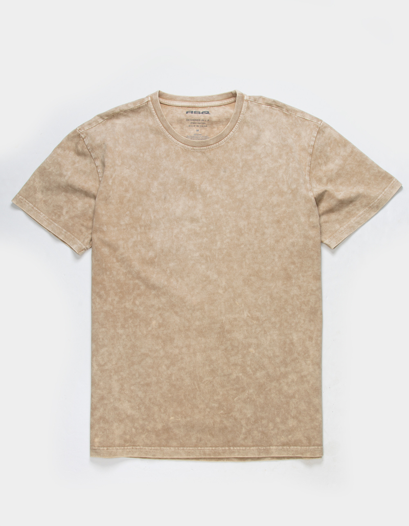 RSQ Mens Acid Wash Oversized Tee image number 1