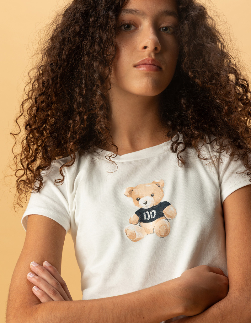 FULL TILT 00 Bear Girls Baby Tee image number 3