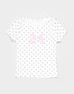 FULL TILT Allover Dot 24 Girls Tee image number 1