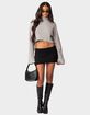 EDIKTED Oversized Turtle Neck Cropped Sweater image number 2