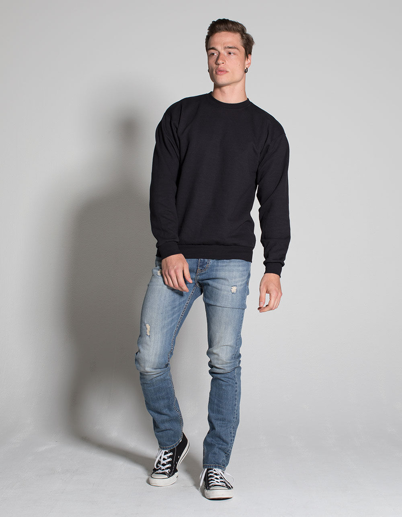 RSQ Seattle Mens Skinny Taper Ripped Jeans image number 4