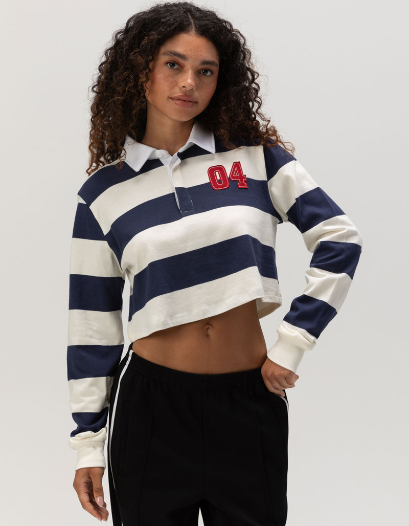 RSQ Womens 04 Long Sleeve Polo image number 0