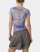FREE PEOPLE Printed On The Dot Womens Baby Tee image number 4