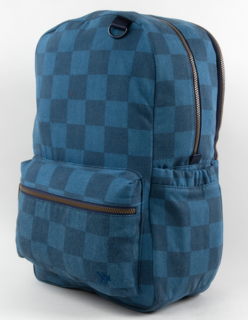 THREAD Denim Check Backpack Alternative Image