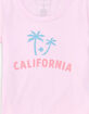 FULL TILT Cali Palm Girls Baby Tee image number 2