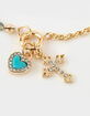 FULL TILT Cross & Heart Beaded Necklace image number 2