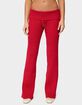 EDIKTED Adannah Foldover Ribbed Knit Pants image number 1