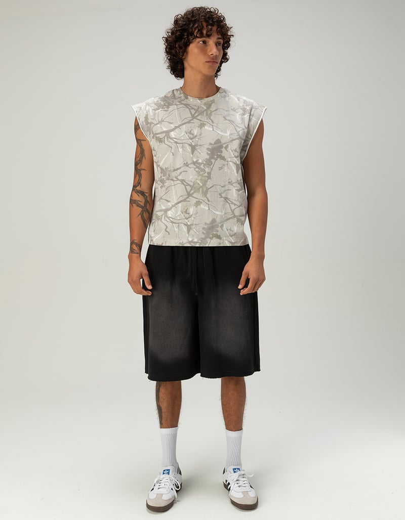 RSQ Mens Baggy Sweat Shorts image number 3