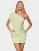 EDIKTED Fiora One Shoulder Cutout Mini Dress image number 1