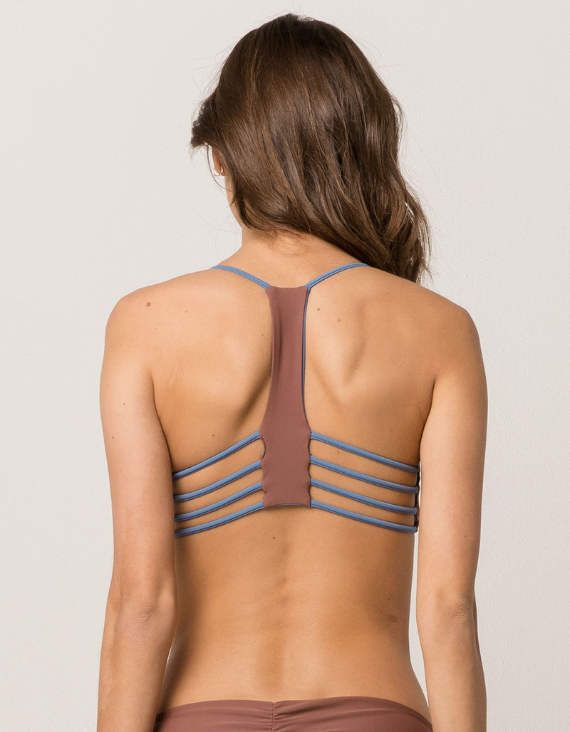 FULL TILT Reversible Indigo Bralette Bikini Top image number 1