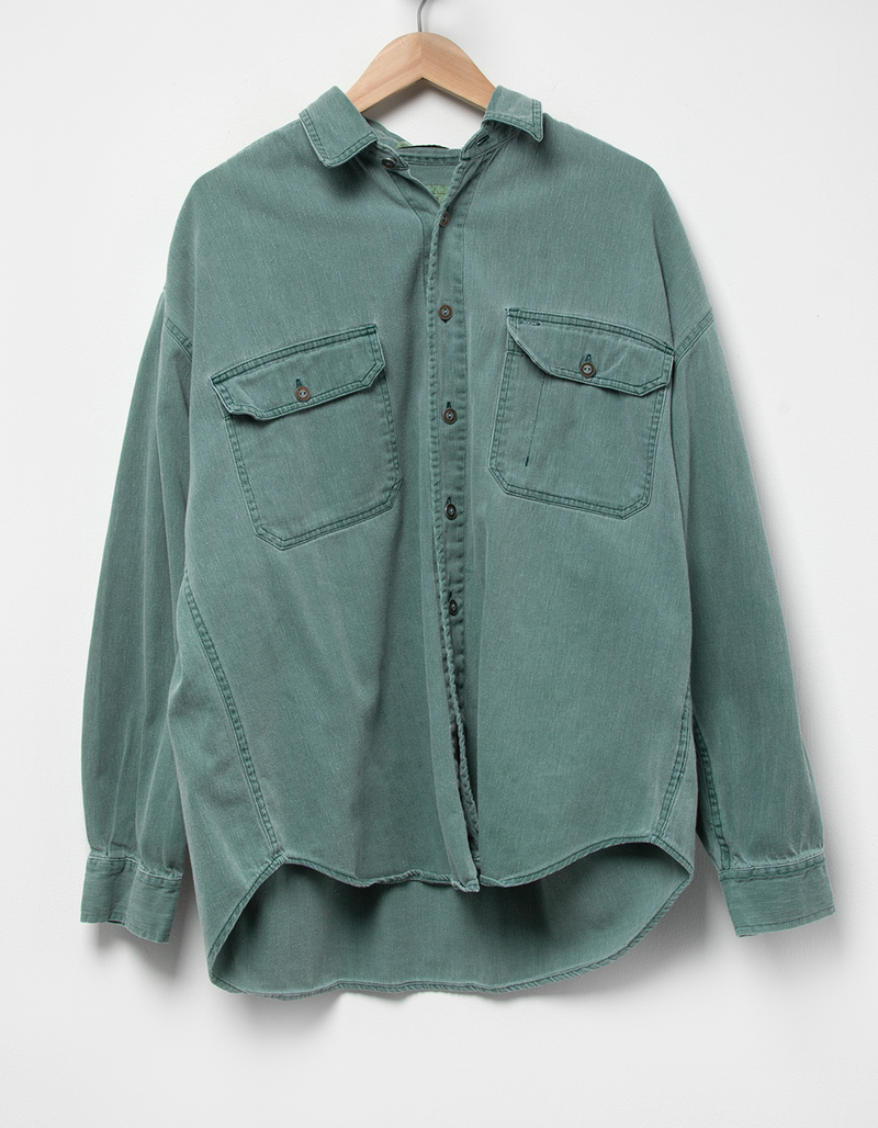 RESTORED by TILLYS Mens Denim Shirt image number 0
