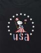 PEANUTS Snoopy Flag Maker Girls Tee image number 2
