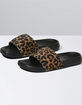 VANS Leopard Fur La Costa Girls Slide Sandals image number 1