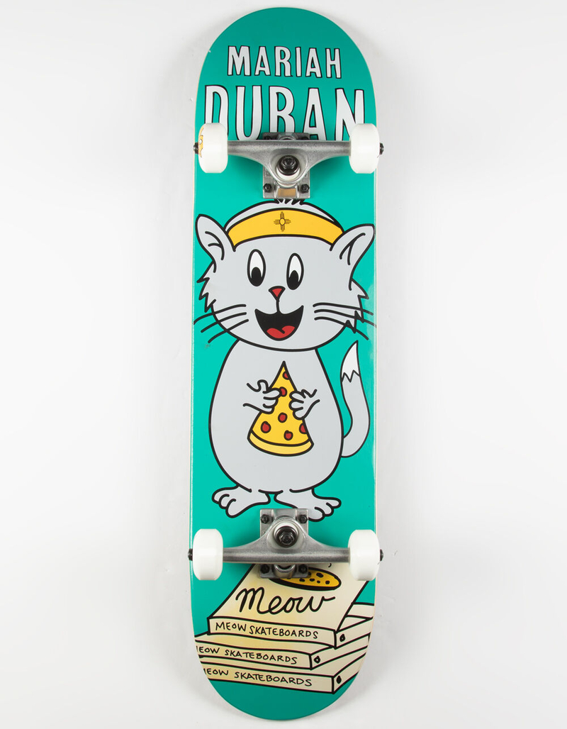MEOW SKATEBOARDS Mariah Duran Whiskers 8.0" Complete Skateboard image number 0