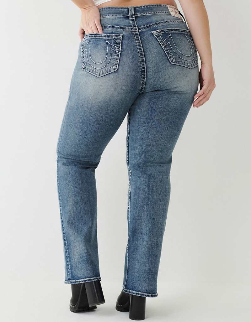 TRUE RELIGION Becca Big T Stitch Womens Bootcut Jeans image number 10