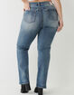 TRUE RELIGION Becca Big T Stitch Womens Bootcut Jeans image number 11
