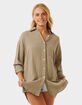 RIP CURL Premium Linen Womens Button Up Shirt image number 1