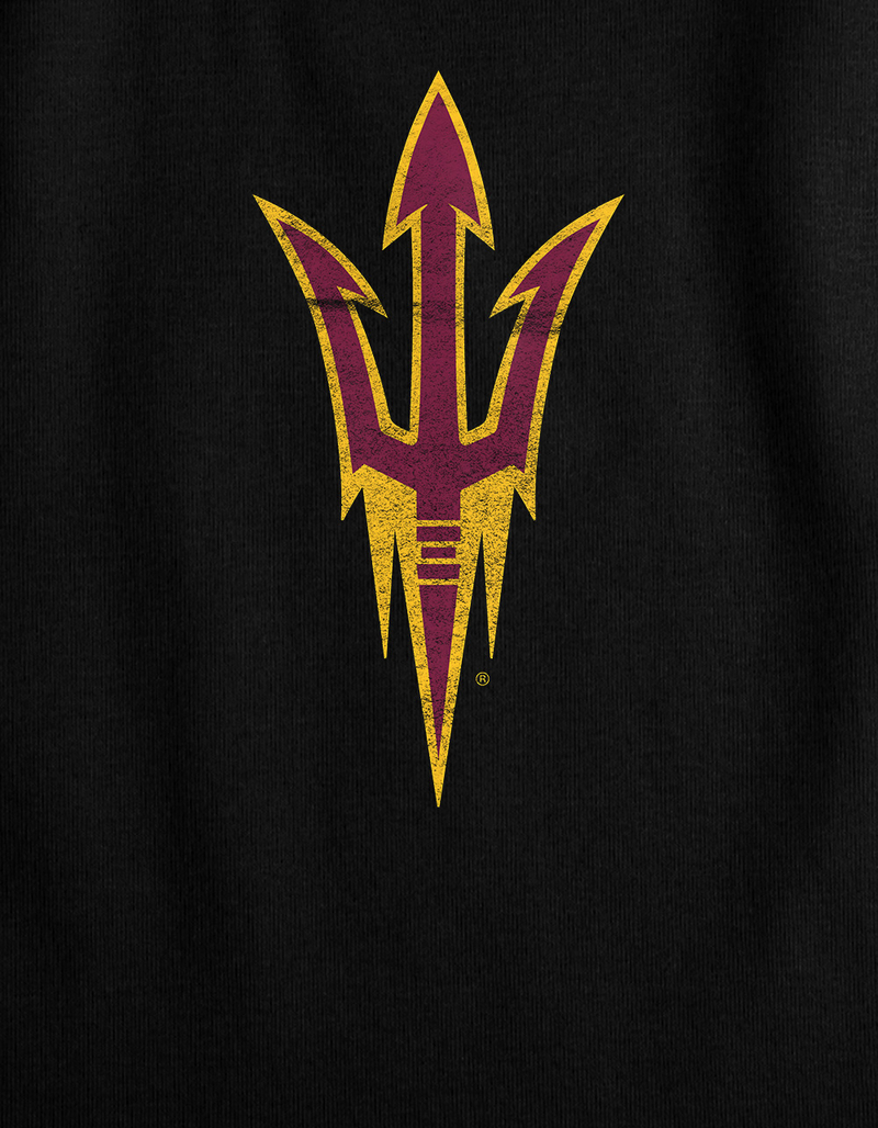 ARIZONA STATE UNIVERSITY Distressed Primary Logo Womens Cropped Tank Top image number 2