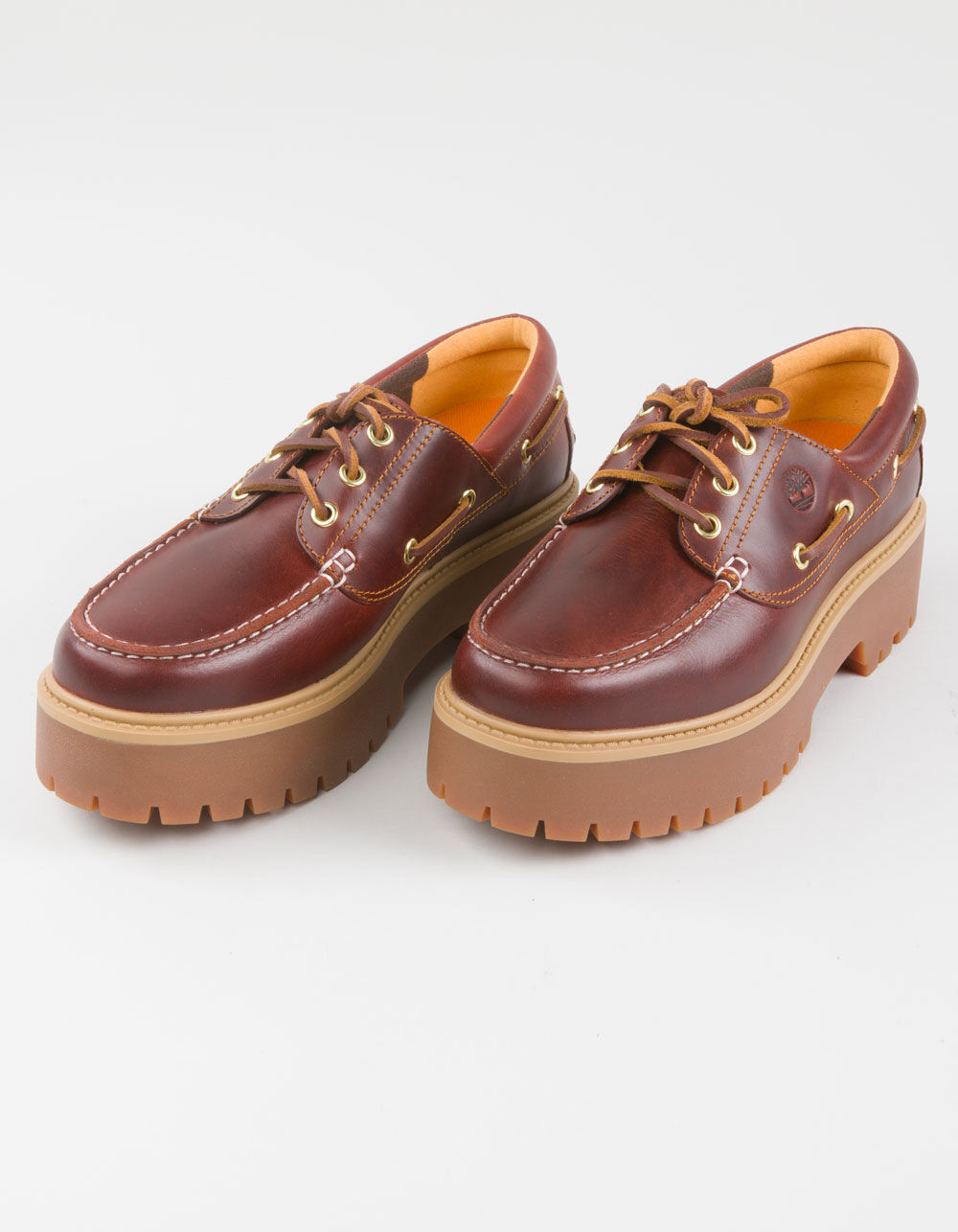 TIMBERLAND Stone Street Womens Boat Shoes - MAHOGANY | Tillys