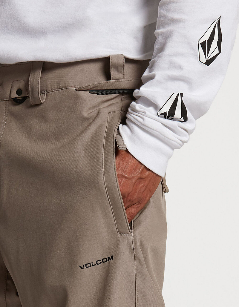 VOLCOM Freakin Mens Black Snow Chinos image number 2