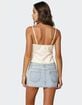 EDIKTED Tamar Satin Effect Tank Top image number 5