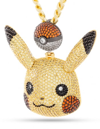 KING ICE x Pokémon Pikachu Necklace Alternative Image