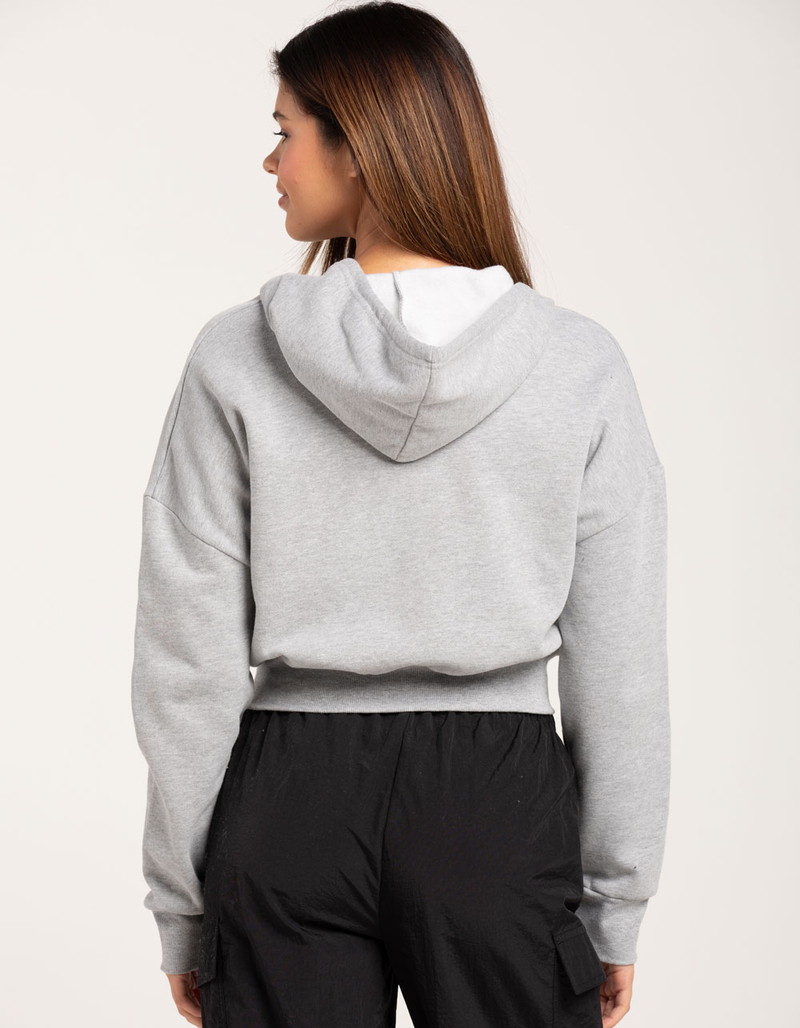 TILLYS Cropped Zip-Up Womens Hoodie image number 2