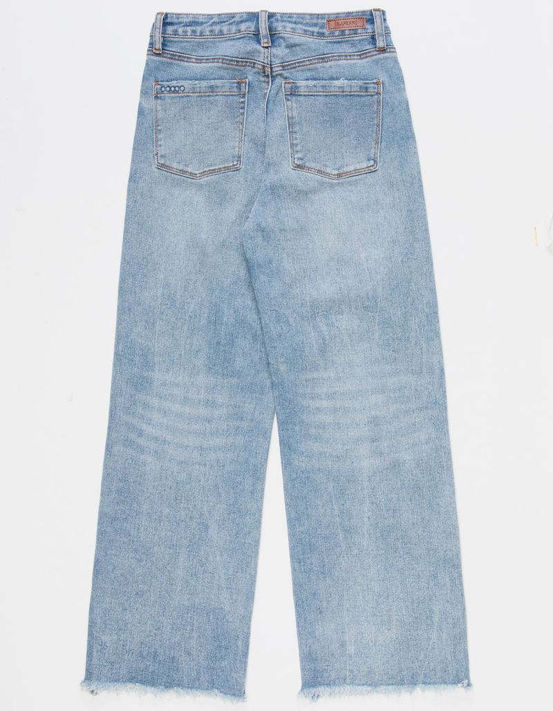 BLANK NYC Say Something Wide Leg Girls Jeans image number 2