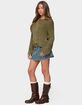 EDIKTED Drop Shoulder Light Knit Sweater image number 4