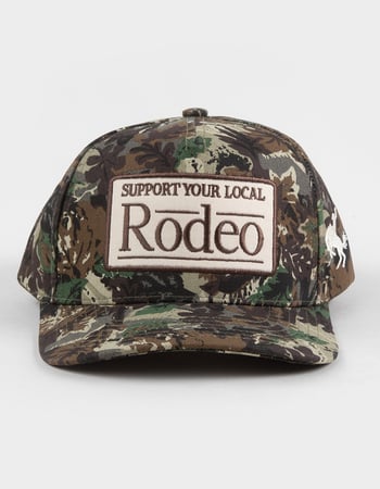 THE HAPPIEST Support Your Local Rodeo Womens Snapback Hat Alternative Image