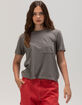 BRIXTON Carefree Womens Pocket Tee image number 4