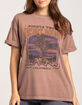 GIRL DANGEROUS Joshua Tree Womens Boyfriend Tee image number 2