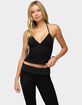 EDIKTED Noriah V-Neck Halter Top image number 1