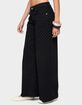 EDIKTED Misha Polka Dot Baggy Low Jeans image number 2