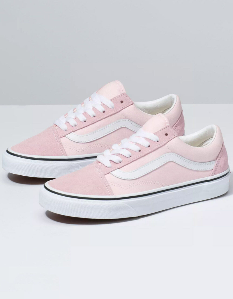 VANS Old Skool Blushing & True White Womens Shoes image number 1