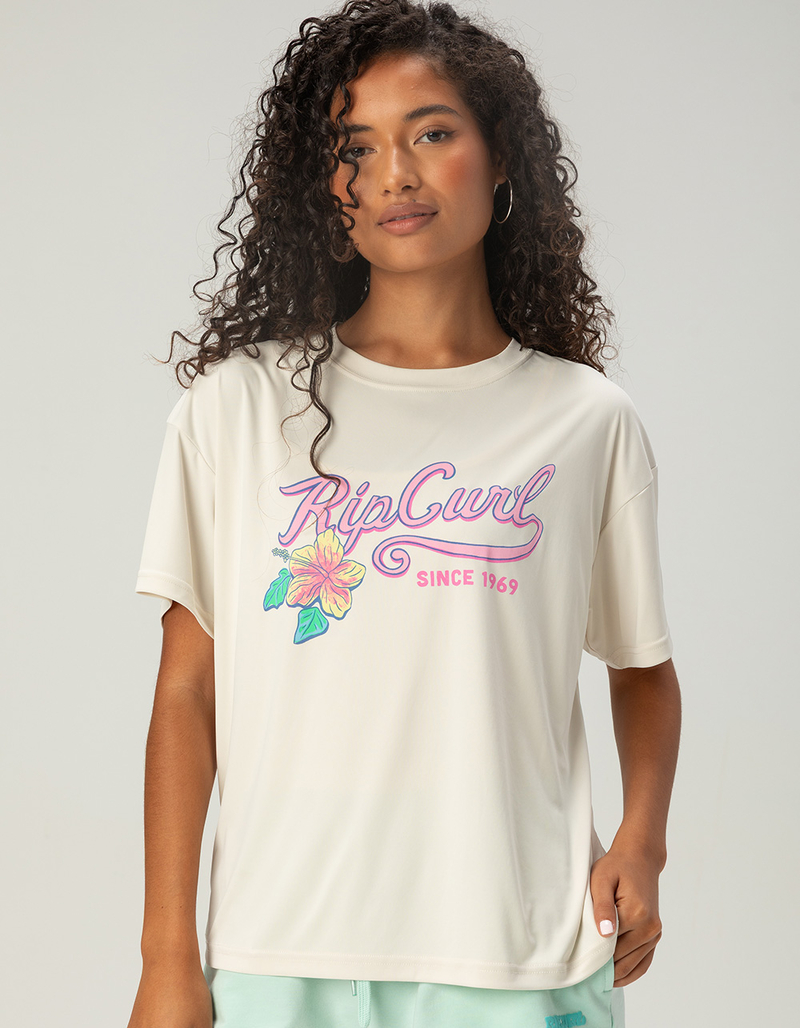 RIP CURL Half Moon Bay Womens Rashguard image number 0