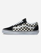 VANS Checkered Old Skool Black & White Shoes image number 4