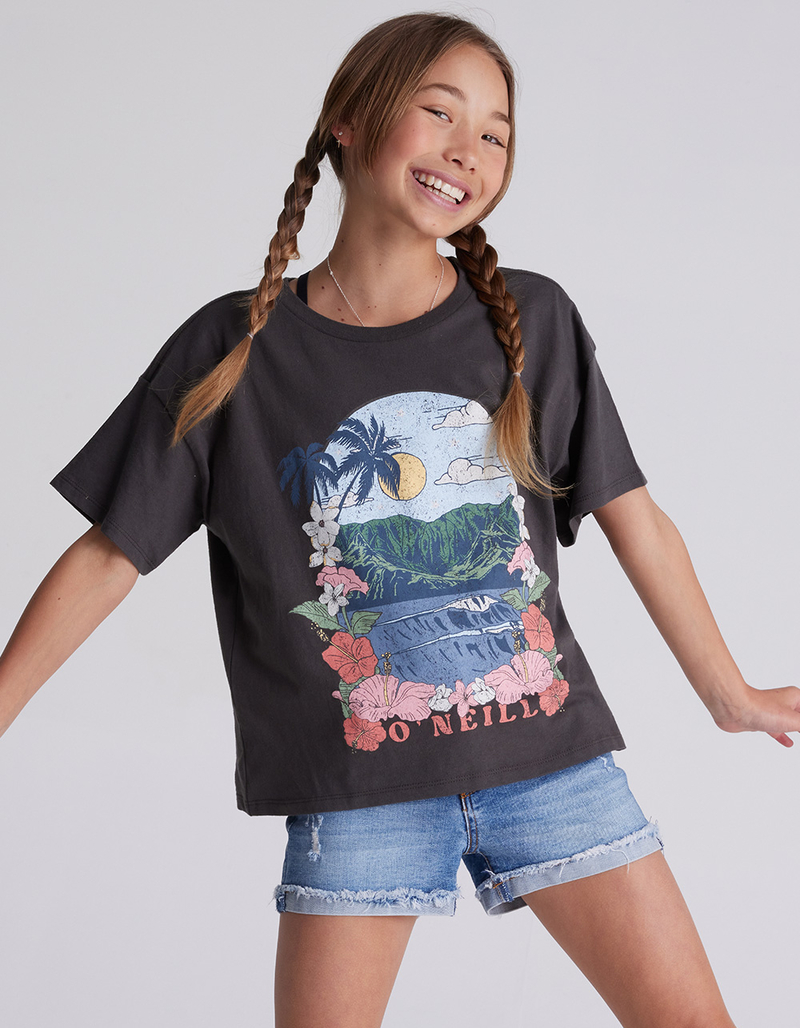 RSQ Girls Mid Rise Cuff Shorts image number 6