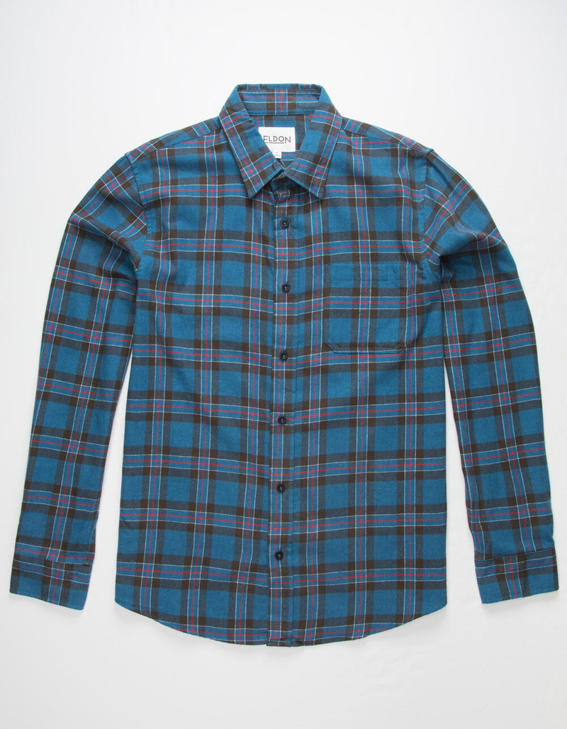 ELDON Glacier Mens Flannel Shirt image number 0